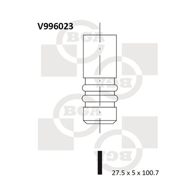 BGA Auslaßventil - 5038206065221 - Ventil BGA Auslaßventil - 5038206065221 - Ventil