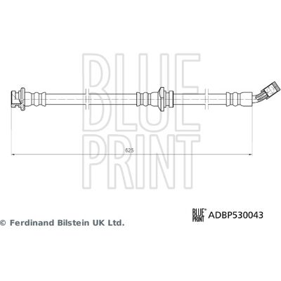 Blue Print Bremsschlauch ADBP530043 für Nissan Qashqai & X-Trail Blue Print Bremsschlauch ADBP530043 für Nissan Qashqai & X-Trail