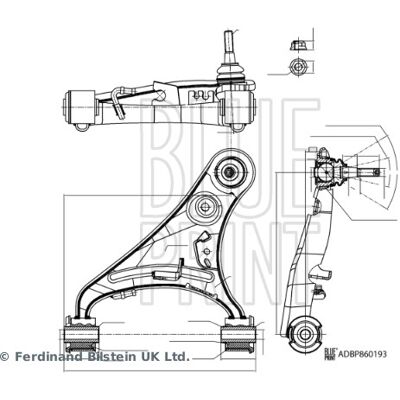 Blue Print Querlenker - Land Rover Discovery 4 - Rechts oben Blue Print Querlenker - Land Rover Discovery 4 - Rechts oben