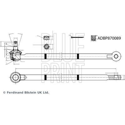 Blue Print - Samuraï - SUZUKI - Rod - Steering tie rod Blue Print - Samuraï - SUZUKI - Rod - Steering tie rod