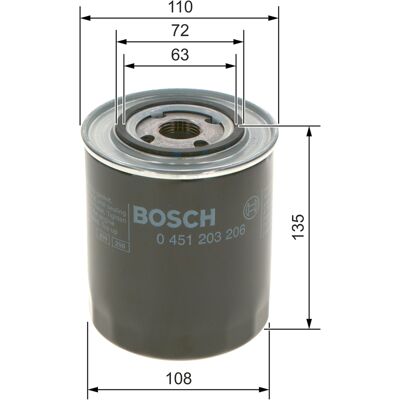 Bosch 471034 Ölfilter - Ölfilter für Volvo Penta 40+41 Serien Bosch 471034 Ölfilter - Ölfilter für Volvo Penta 40+41 Serien