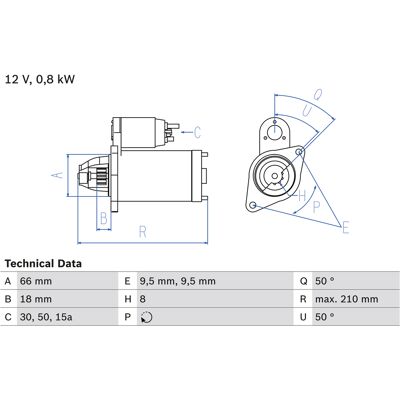 Bosch 0 986 012 881 - Anlasser für Suzuki Jimny, SJ 410 SUV, Samurai SUV Bosch 0 986 012 881 - Anlasser für Suzuki Jimny, SJ 410 SUV, Samurai SUV