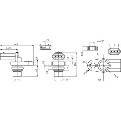 Bosch A2709050000 Nockenwellenposition Sensor - Nockenwellenposition Sensor Bosch A2709050000 Nockenwellenposition Sensor - Nockenwellenposition Sensor