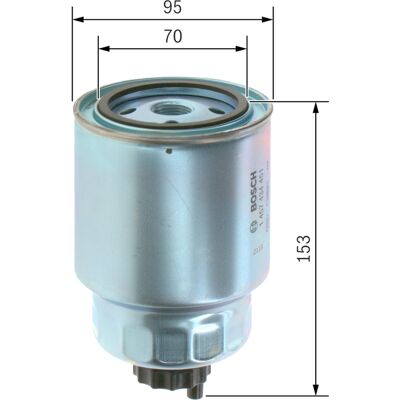 Bosch Kraftstofffilter 1 457 434 451 - Kraftstofffilter für Nissan, Pathfinder, Almera, Terrano Bosch Kraftstofffilter 1 457 434 451 - Kraftstofffilter für Nissan, Pathfinder, Almera, Terrano