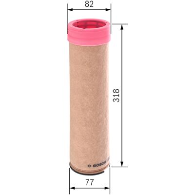 BOSCH Sekundärluftfilter F 026 400 331 - Secondary Air Filter BOSCH Sekundärluftfilter F 026 400 331 - Secondary Air Filter