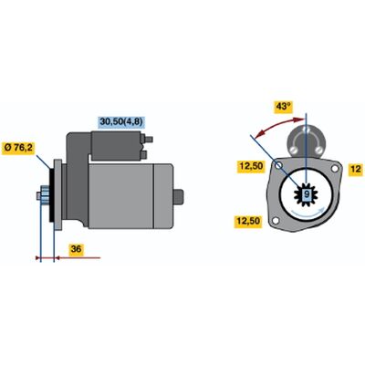 Bosch 0 986 019 890 - Anlasser für VW Golf, Seat Leon - Starter Bosch 0 986 019 890 - Anlasser für VW Golf, Seat Leon - Starter