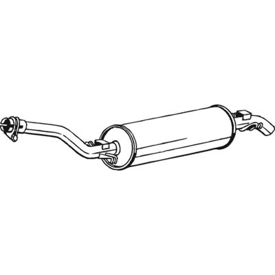 BOSAL 278-013 Hinterer Schalldämpfer - Abgasanlage BOSAL 278-013 Hinterer Schalldämpfer - Abgasanlage