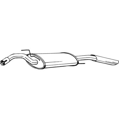 Bosal 279-489 Auspuffendstück - VW Passat B3/B4 Bosal 279-489 Auspuffendstück - VW Passat B3/B4