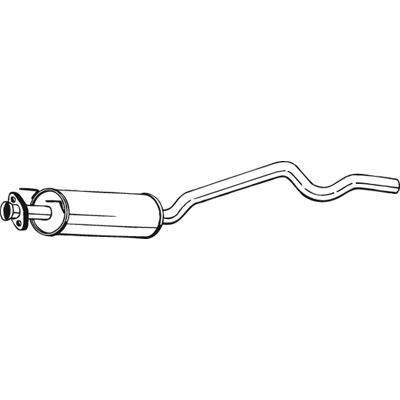 BOSAL 282-309 Mittelschalldämpfer - Abgasanlage BOSAL 282-309 Mittelschalldämpfer - Abgasanlage