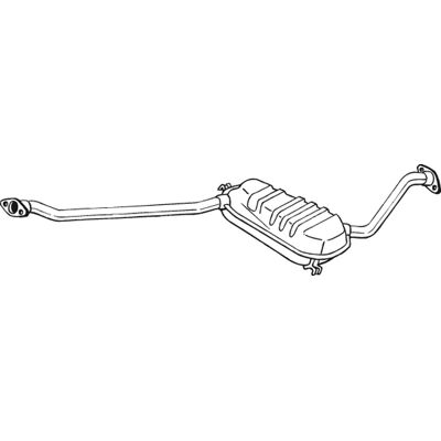 BOSAL 284-837 Mittelschalldämpfer für Saab 9000 - Schalldämpfer BOSAL 284-837 Mittelschalldämpfer für Saab 9000 - Schalldämpfer