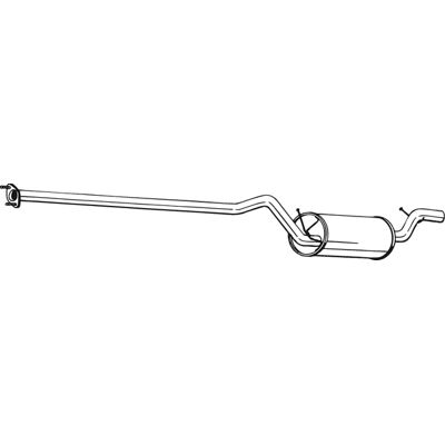 BOSAL 286-605 Zwischenrohr Schalldämpfer - Abgasanlage BOSAL 286-605 Zwischenrohr Schalldämpfer - Abgasanlage