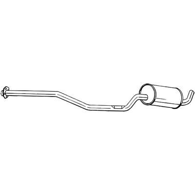 BOSAL 286-007 - Zwischenrohr für Volvo BOSAL 286-007 - Zwischenrohr für Volvo