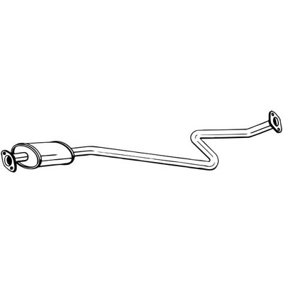BOSAL 283-195 - Mittelschalldämpfer für NISSAN BOSAL 283-195 - Mittelschalldämpfer für NISSAN