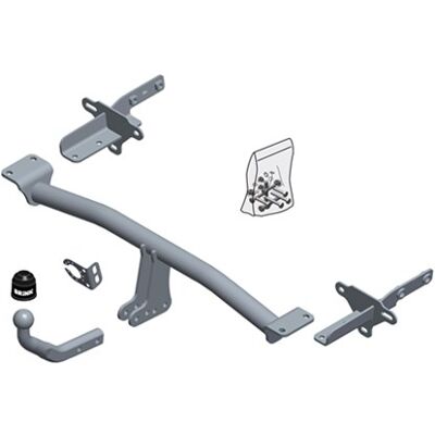 BRINK 624900 Anhängevorrichtung - D-Wert 9 kN, 70kg Stützlast, Schwarz BRINK 624900 Anhängevorrichtung - D-Wert 9 kN, 70kg Stützlast, Schwarz