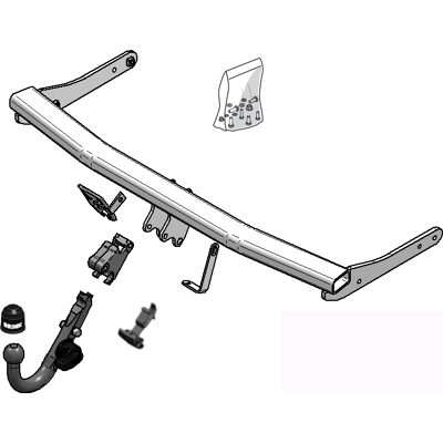 BRINK Anhängevorrichtung 450600 - Abnehmbarer Kugelkopf, 2200kg, VW Passat BRINK Anhängevorrichtung 450600 - Abnehmbarer Kugelkopf, 2200kg, VW Passat