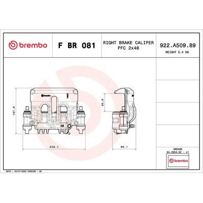 Nissan NV400 Bremssattel - Vorne Rechts Nissan NV400 Bremssattel - Vorne Rechts