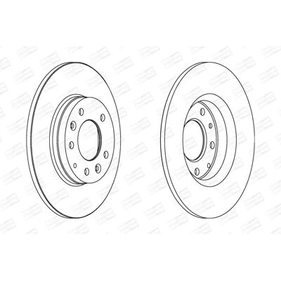CHAMPION Bremsscheibe 280x10mm für Mazda Premacy, MX-5 - Bremsscheibe CHAMPION Bremsscheibe 280x10mm für Mazda Premacy, MX-5 - Bremsscheibe