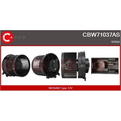 CASCO CBW71037AS - interner Ventilator CASCO CBW71037AS - interner Ventilator