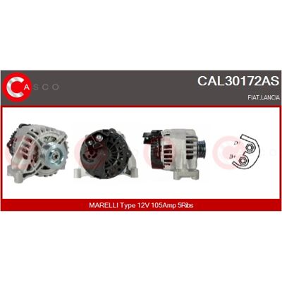 Casco Generator Cal30172as Für Fiat Casco Generator Cal30172as Für Fiat