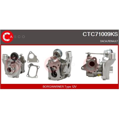 Casco CTC71009KS - Turbolader - Gasabgas-Turbolader für Renault/Dacia Casco CTC71009KS - Turbolader - Gasabgas-Turbolader für Renault/Dacia