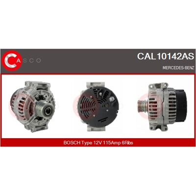Casco CAL10142AS Lichtmaschine - Mercedes-Benz OEM-Nummern Casco CAL10142AS Lichtmaschine - Mercedes-Benz OEM-Nummern
