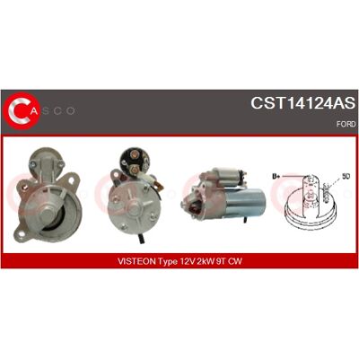 Casco CST14124AS Starter - OEM Ford Teile Casco CST14124AS Starter - OEM Ford Teile