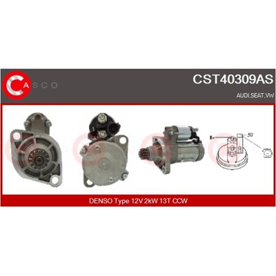 CASCO CST40309AS Starter - Original-Teilenummern CASCO CST40309AS Starter - Original-Teilenummern