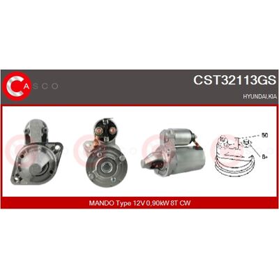 CASCO CST32113GS - Starter CASCO CST32113GS - Starter