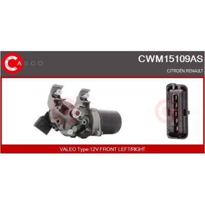 Casco CWM15109AS - Wischermotor für Renault Casco CWM15109AS - Wischermotor für Renault
