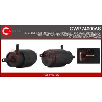 Casco Waschwasserpumpe - 8058642339172 Casco Waschwasserpumpe - 8058642339172
