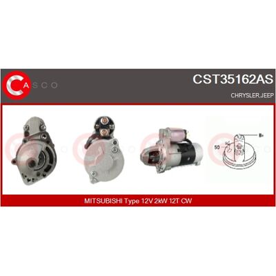 Casco Startmotor - 8058642084522 - Starter Casco Startmotor - 8058642084522 - Starter
