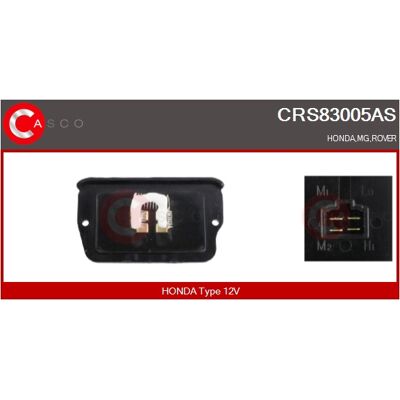 Casco Widerstand, Innenraumgebläse Crs83005as Für Honda Rover Casco Widerstand, Innenraumgebläse Crs83005as Für Honda Rover