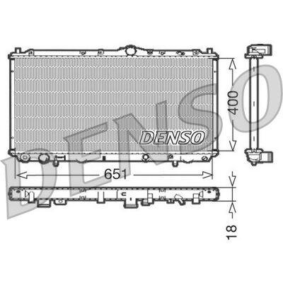 DENSO DRM33061 Aluminium Kühler - Motorkühlung DENSO DRM33061 Aluminium Kühler - Motorkühlung