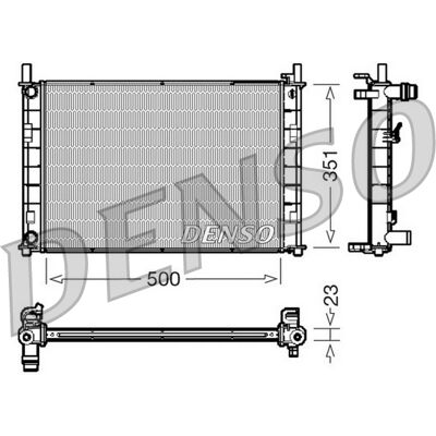 DENSO DRM10046 - Kühler DENSO DRM10046 - Kühler