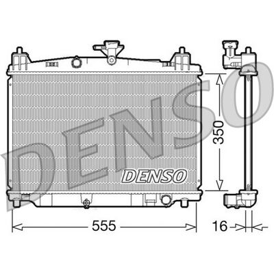 Denso Mazda Kühler - ZJ3815200 - Motorkühlung Denso Mazda Kühler - ZJ3815200 - Motorkühlung