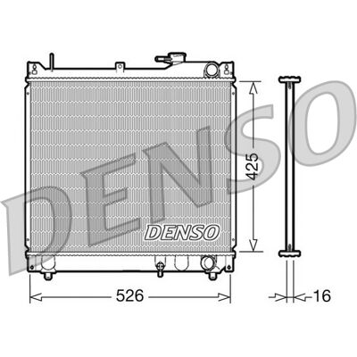 Denso - Drm47015 - Grand Vitara 1.6 I - Radiator Denso - Drm47015 - Grand Vitara 1.6 I - Radiator