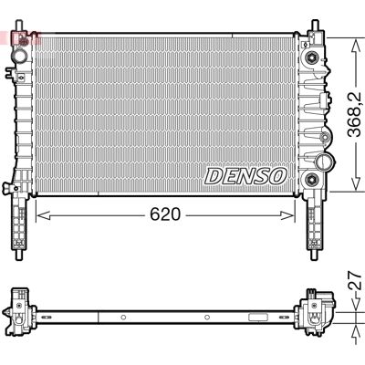 DENSO DRM20119 Motor-Kühler - Radiator DENSO DRM20119 Motor-Kühler - Radiator