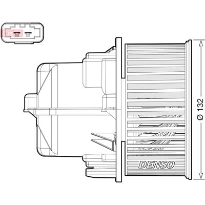 Denso DEA33002 Innenraumgebläsemotor - Innenraumgebläsemotor Denso DEA33002 Innenraumgebläsemotor - Innenraumgebläsemotor