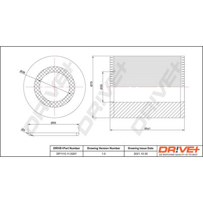 Toyota Camry - Ölfilter - Höhe 95mm, Innendurchmesser 38mm, Außendurchmesser 79mm Toyota Camry - Ölfilter - Höhe 95mm, Innendurchmesser 38mm, Außendurchmesser 79mm