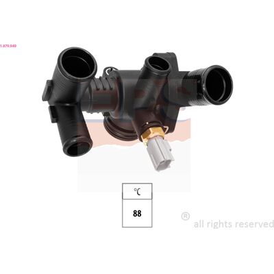 EPS 1.879.949 Wasserthermostat - Thermostat d'eau Calorstat, Thermostat 88 mit Dichtung EPS 1.879.949 Wasserthermostat - Thermostat d'eau Calorstat, Thermostat 88 mit Dichtung
