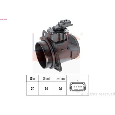 Peugeot 1.991.474 Luftmassenmesser - Luftmassen Sensor Peugeot 1.991.474 Luftmassenmesser - Luftmassen Sensor