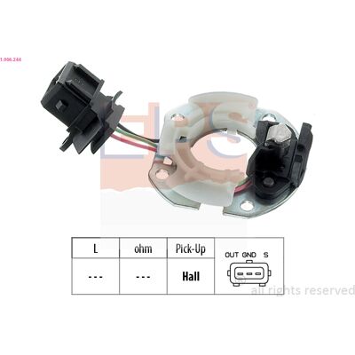 EPS 1.906.244 Sensor, Impuls für Zündanlage - Kurbelwellen-Positionssensor EPS 1.906.244 Sensor, Impuls für Zündanlage - Kurbelwellen-Positionssensor