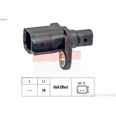 Bosch OE Sensor 1.960.018 für Ford Kuga 2, Focus 3 - 14mm Bosch OE Sensor 1.960.018 für Ford Kuga 2, Focus 3 - 14mm
