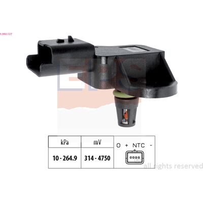 Bosch 1.993.137 Barometrischer Drucksensor - Höhenanpassung Bosch 1.993.137 Barometrischer Drucksensor - Höhenanpassung