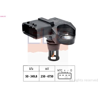 FACET 1.993.317 Barometrischer Drucksensor - Druckbereich 50-349,8 kPa FACET 1.993.317 Barometrischer Drucksensor - Druckbereich 50-349,8 kPa