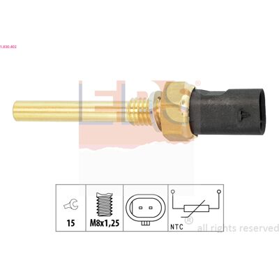 EPS 1.830.402 Ölsensor - M8x1.25 - Opel, Vauxhall EPS 1.830.402 Ölsensor - M8x1.25 - Opel, Vauxhall