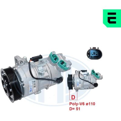 ERA 670195 Kompressor für Klimaanlage - Klimakompressor ERA 670195 Kompressor für Klimaanlage - Klimakompressor