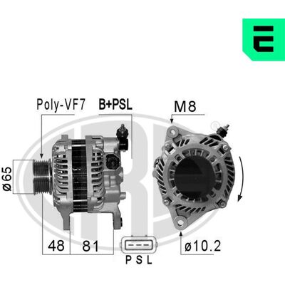 ERA 210838A Lichtmaschine 14V 130A für Nissan, Renault LKW - Generator ERA 210838A Lichtmaschine 14V 130A für Nissan, Renault LKW - Generator