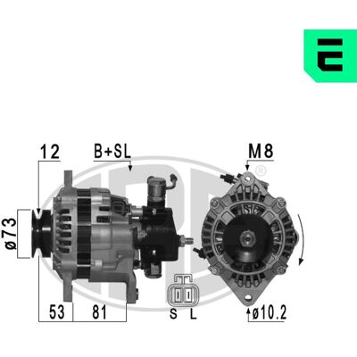 ERA - 210962A - 14V - 70A - Lichtmaschine ERA - 210962A - 14V - 70A - Lichtmaschine
