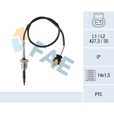 Mercedes-Benz Vito Viano Gassensor - Temperaturfühler Mercedes-Benz Vito Viano Gassensor - Temperaturfühler